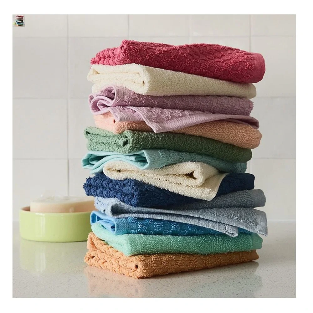 Set of Colorful Washcloths